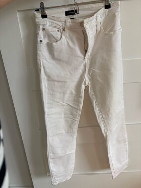 J. Crew Women's White Curvy Toothpick Jeans